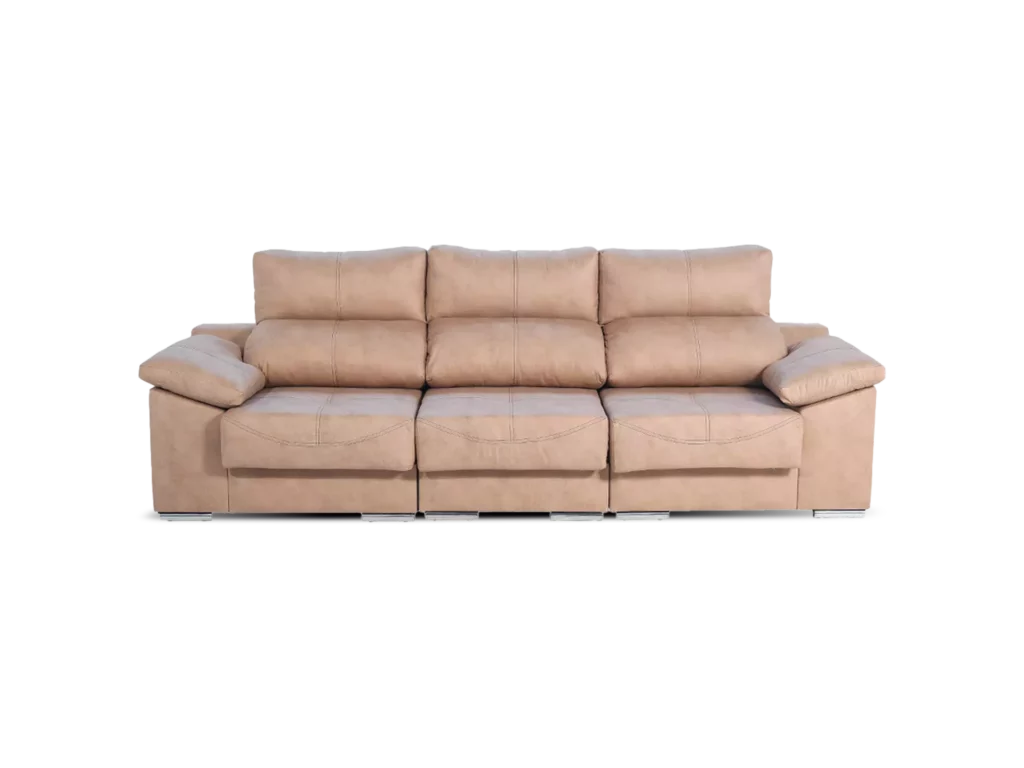 sofa galaxy 3 modulos 3 cuerpos abugar con asientos extensibles y apoya cabezas de 5 posiciones