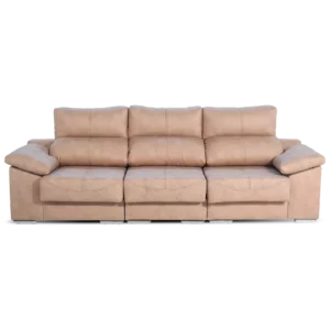 sofa galaxy 3 modulos 3 cuerpos abugar con asientos extensibles y apoya cabezas de 5 posiciones