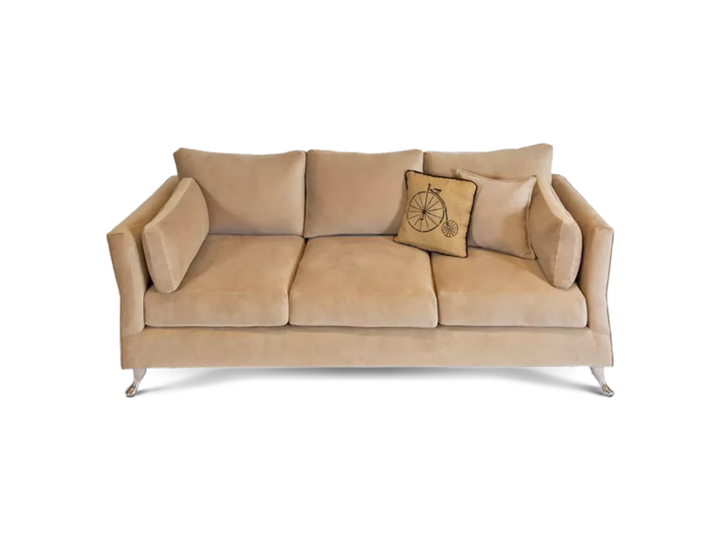 sofa karina de 3 cuerpos abugar de linea clasica