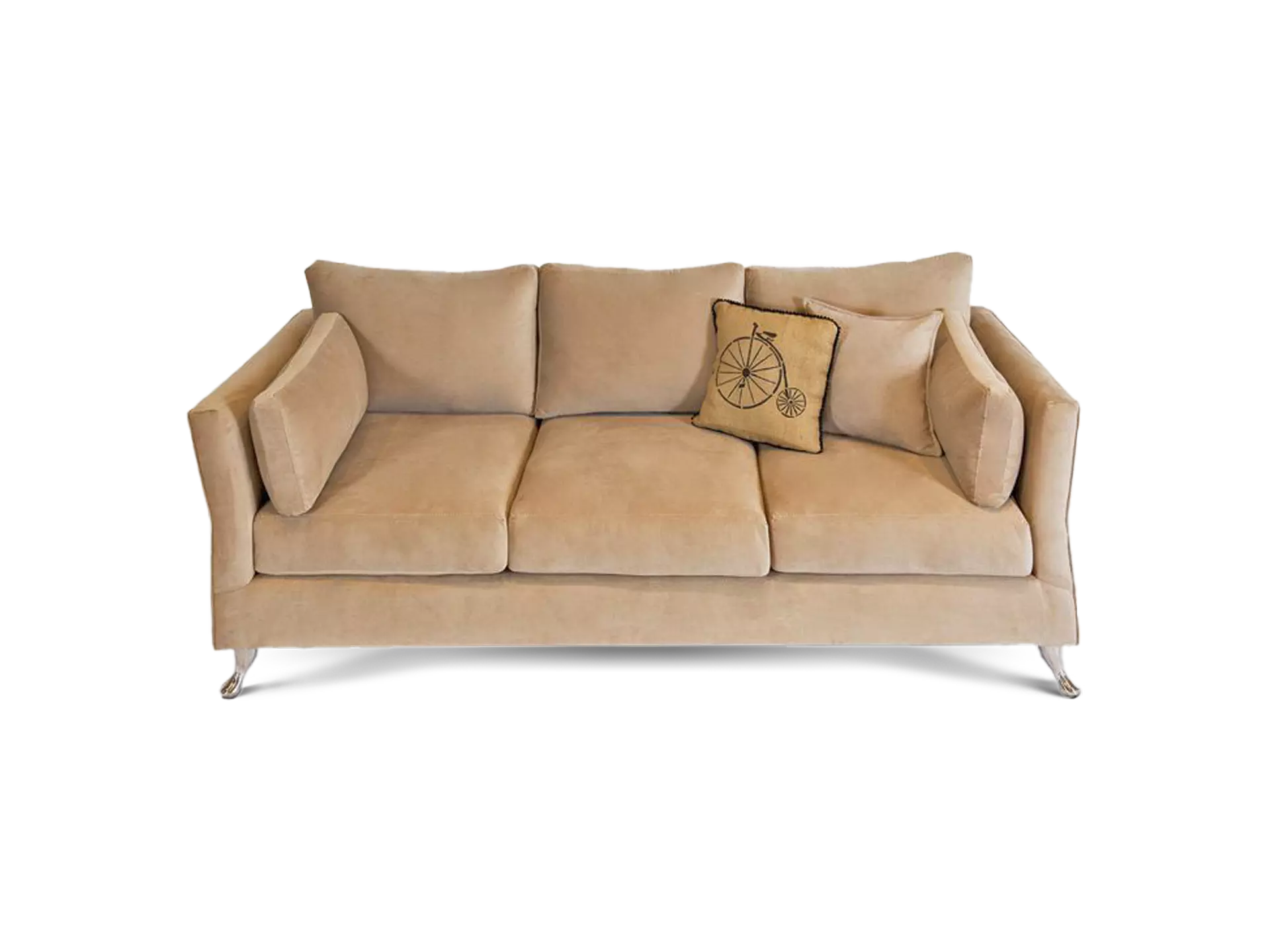 sofa karina de 3 cuerpos abugar de linea clasica